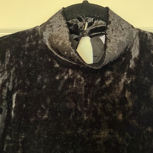 Crushed Velvet Mini Dress - Picture 2 of 4